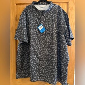 Columbia PFG Men’s 6X plus button down shirt Texas/southwest/floral/southern